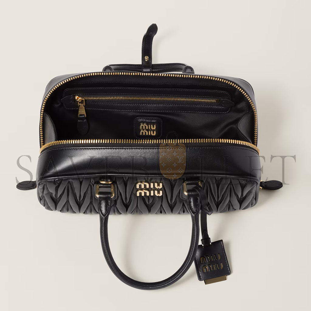 MIU MIU ARCADIE MATELASSÉ NAPPA LEATHER BAG 5BB148 (22*10.5*7.5cm) MIU MIU ARCADIE MATELASSÉ NAPPA LEATHER BAG 5BB148 (22*10.5*7.5cm)